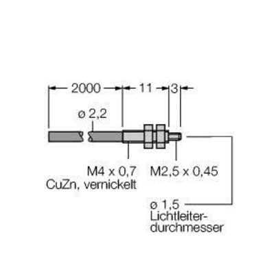 Turck Kunststoff-Lichtleiter Einzelleiter PIT66U (VE2)