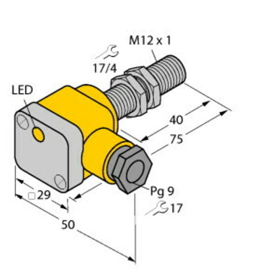 Turck Sensor induktiv BI2-G12SK-AP6X