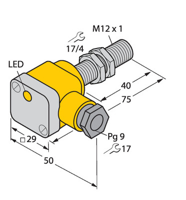 Turck Sensor induktiv BI2-G12SK-AP6X