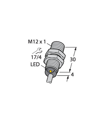 Turck Sensor induktiv BI2-G12-Y1X