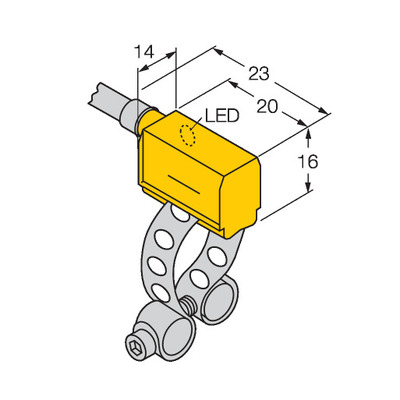 Turck Magnetfeldsensor f. Pneumatikzylinder BIM-PST-AP6X