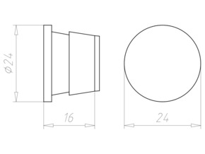 Kaiser Dichtstopfen M25 1040-25