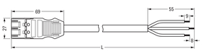 WAGO GmbH & Co. KG konfekt. Anschlussleitung Eca,Stecker 771-9973/207-201