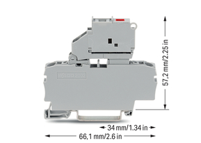 WAGO GmbH & Co. KG Sicherungsklemme 2-Leiter 2002-1611/1000-542