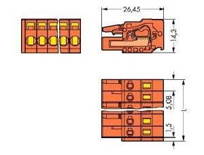 WAGO GmbH & Co. KG Federleiste 8pol, 5,08mm 231-308/026-000