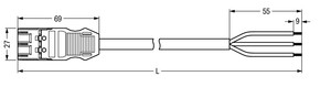 WAGO GmbH & Co. KG konfekt. Anschlussleitung Eca,Stecker 771-9993/206-603