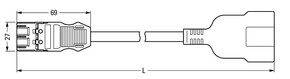 WAGO GmbH & Co. KG konfekt. Übergangsleitung Eca,Stecker 771-9993/406-202