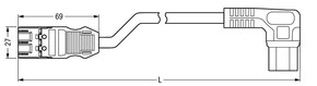 WAGO GmbH & Co. KG konfekt. Übergangsleitung Eca,IP54,weiß 771-9993/805-202