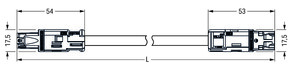 WAGO GmbH & Co. KG konfekt.Verbindungsleitung Eca,Buchse Stecker 774-9973/006-205