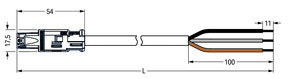 WAGO GmbH & Co. KG konfekt. Anschlussleitung Eca,Buchse 774-9973/106-405