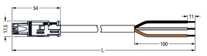 WAGO GmbH & Co. KG konfekt. Anschlussleitung Eca,Buchse 774-9973/116-105