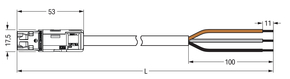 WAGO GmbH & Co. KG konfekt. Anschlussleitung Eca,Stecker 774-9973/206-205