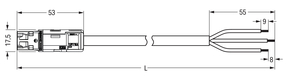 WAGO GmbH & Co. KG konfekt. Anschlussleitung Eca,Stecker 774-9993/206-202