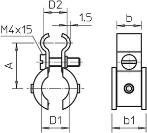 OBO Bettermann Vertr Spanndrahtschelle 6-13mm 4021 K 6-13 A4