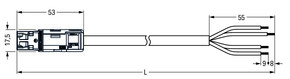 WAGO GmbH & Co. KG konfekt. Anschlussleitung Eca,Stecker 774-9994/206-101