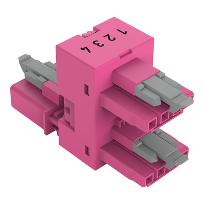 WAGO GmbH & Co. KG h-Verteiler 4-polig Kod. B,pink 890-1783