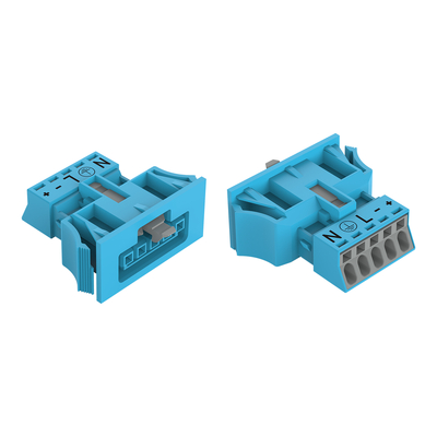 WAGO GmbH & Co. KG Snap-In-Buchse 5-polig,Kod. I,blau 890-2105