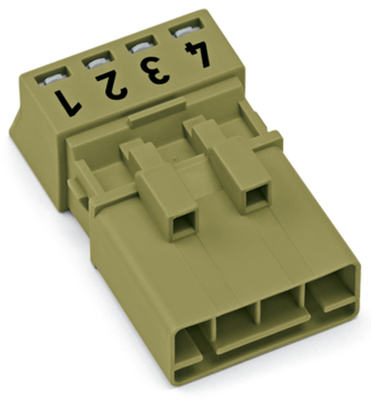 WAGO GmbH & Co. KG Stecker 4-polig hellgrün 890-274