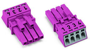WAGO GmbH & Co. KG Buchse 4-polig Kod. B,pink 890-284