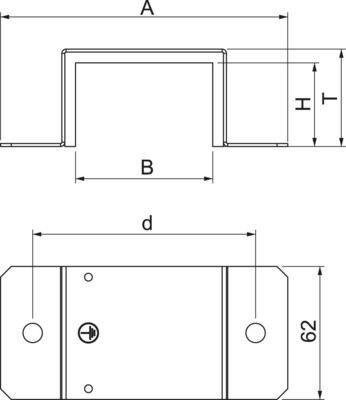 OBO Bettermann Vertr Verbinder mit Dichtung 70x110mm BSKM-VD 0711