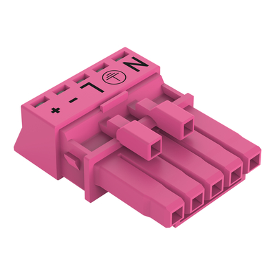 WAGO GmbH & Co. KG Buchse 5-polig Kod. B,pink 890-285/082-000