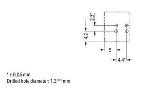 WAGO GmbH & Co. KG Stecker für Leiterplatten 2-polig,blau 890-3112