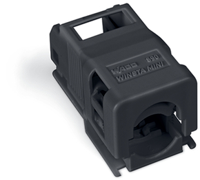 WAGO GmbH & Co. KG Zugentlastungsgehäuse Rastschelle,schwarz 890-502/342-000