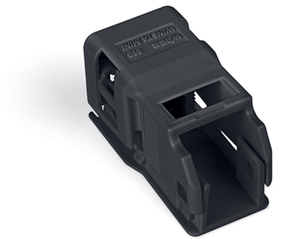 WAGO GmbH & Co. KG Zugentlastungsgehäuse Rastschelle,schwarz 890-502/342-000