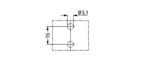 WAGO GmbH & Co. KG Montageplatte 5-polig für Verteiler,weiß 890-675