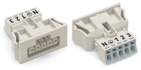 WAGO GmbH & Co. KG Snap-In-Buchse 5-polig,weiß 890-725/006-000