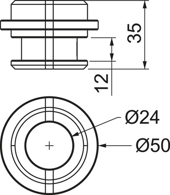 OBO Bettermann Vertr Potentialanschluss D=23mm isCon IN PAE