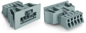 WAGO GmbH & Co. KG Snap-In-Stecker 5-polig,Kod. B,grau 890-755