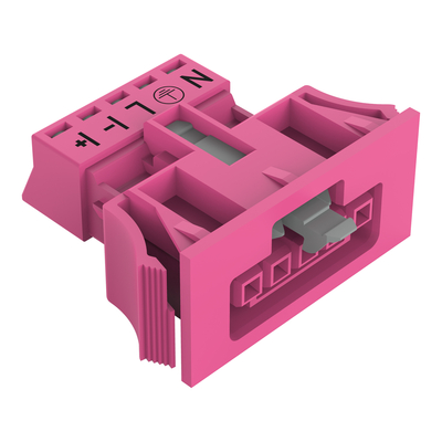WAGO GmbH & Co. KG Snap-In-Buchse 5-polig,Kod. B,pink 890-785/080-000