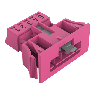 WAGO GmbH & Co. KG Snap-In-Stecker 5-polig,Kod. B,pink 890-795