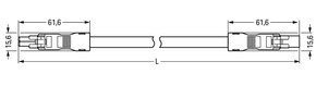 WAGO GmbH & Co. KG konfekt.Verbindungsleitung Eca,Buchse Stecker 891-8982/006-101