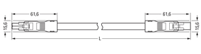 WAGO GmbH & Co. KG konfekt.Verbindungsleitung Eca,Buchse Stecker 891-8982/006-101