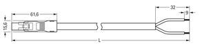 WAGO GmbH & Co. KG konfekt. Anschlussleitung Eca,Stecker 891-8992/205-302