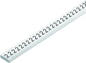 Weidmüller Kabelmarkierer 4x11,3mm,weich,weiß CLI M 2-4 WS/SW 3 CD