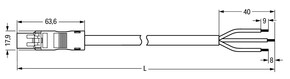 WAGO GmbH & Co. KG konfekt. Anschlussleitung Eca,Stecker 891-8993/205-502