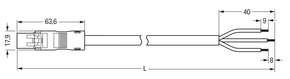 WAGO GmbH & Co. KG konfekt. Anschlussleitung Eca,Stecker 891-8993/215-201