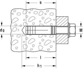 Fischer Deutschl. Messingdübel MS 10x32