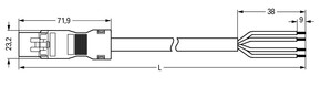 WAGO GmbH & Co. KG konfekt. Anschlussleitung Eca,Stecker 891-8994/206-107