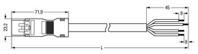 WAGO GmbH & Co. KG konfekt. Anschlussleitung Eca,Stecker 891-8994/206-302