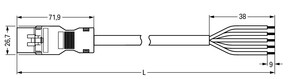 WAGO GmbH & Co. KG konfekt. Anschlussleitung Eca,Stecker 891-8995/205-307