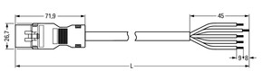 WAGO GmbH & Co. KG konfekt. Anschlussleitung Eca,Stecker 891-8995/216-401
