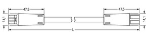 WAGO GmbH & Co. KG konfekt.Verbindungsleitung Eca,Buchse Stecker 894-8992/033-106