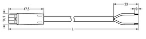 WAGO GmbH & Co. KG konfekt. Anschlussleitung Eca,Buchse 894-8992/133-106