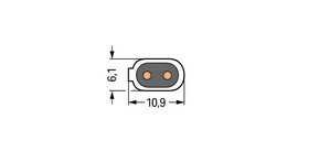 WAGO GmbH & Co. KG Flachleitung Eca,2x1,5mm² 897-121