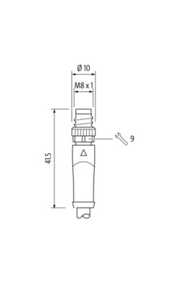 Murrelektronik Steckverbinder M8 St. ger. 7000-08711-2011000