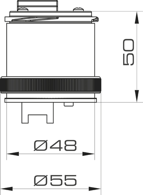 Grothe Warn-/Blinklicht LED blau MWB 8635